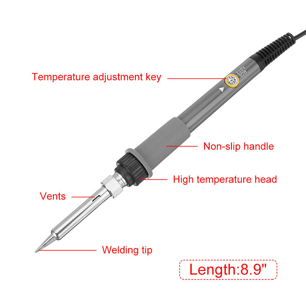 71pc,Set Wood Burning Pen Tool Soldering Stencil Iron Craft Pyrography Kit 60W Image 9