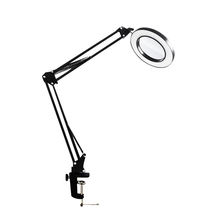 8X Illuminated Magnifier USB 3 Colors LED Glass Table Lamp,Skincare Beauty Tool Image 4
