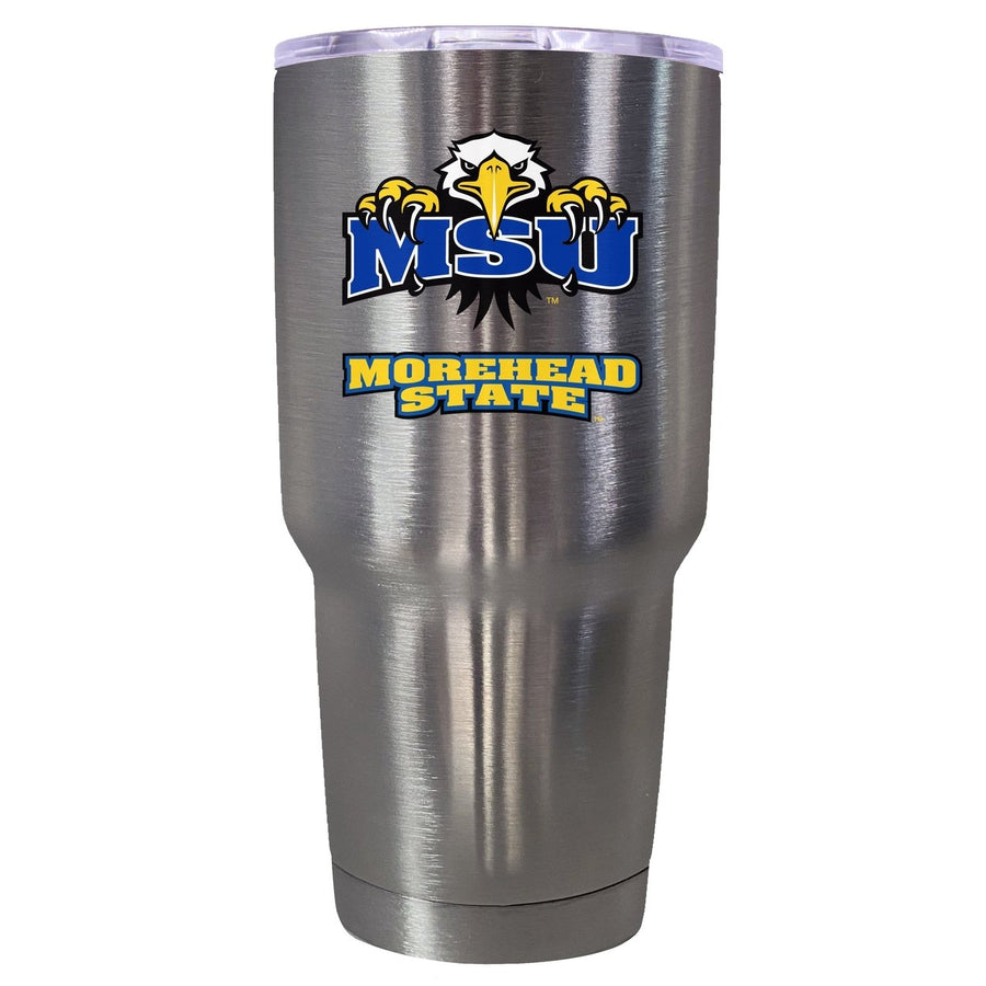 Morehead State University Mascot Logo Tumbler - 24oz Color-Choice Insulated Stainless Steel Mug Image 1