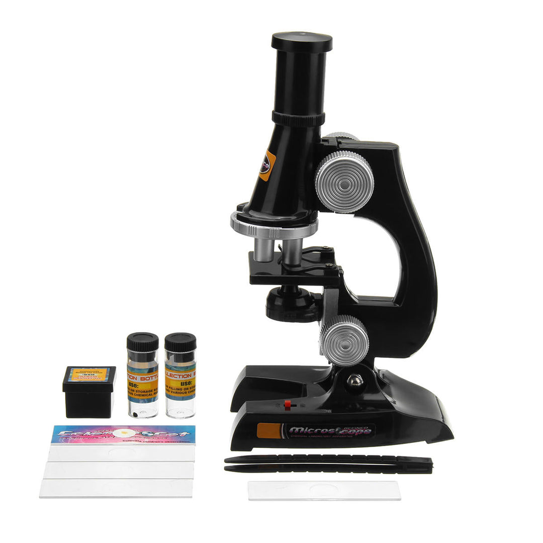Childrens Junior Microscope Science Lab Set with Light Educational Toy Image 1