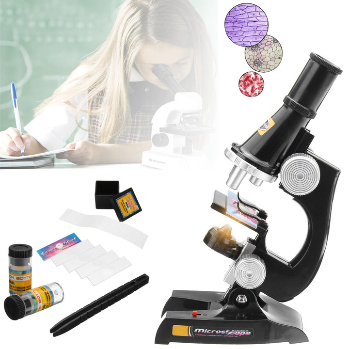 Childrens Junior Microscope Science Lab Set with Light Educational Toy Image 4