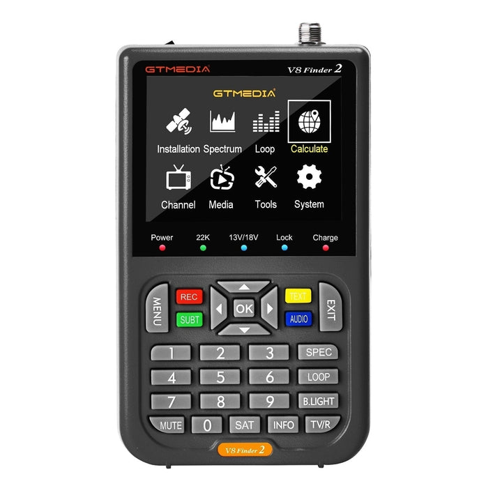 Handheld Satellite Meter 3.5 Inch High Definition LCD Screen DVB-S,S2 MPEG-2,4 H.264(8 Bit) Satellite Finders Image 1