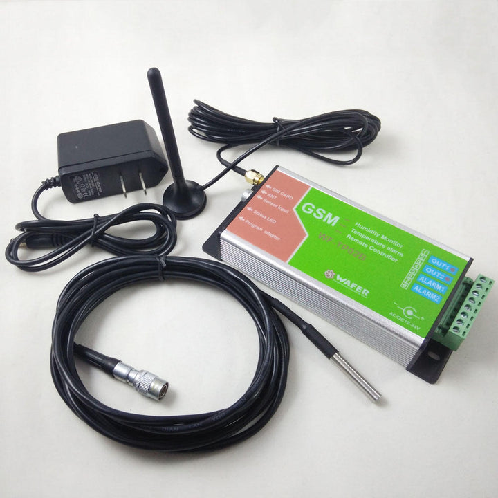 GSM SMS Remote Controller GSM Temperature Alarm Monitoring with 3 Meter Length Waferproof Sensor Image 2