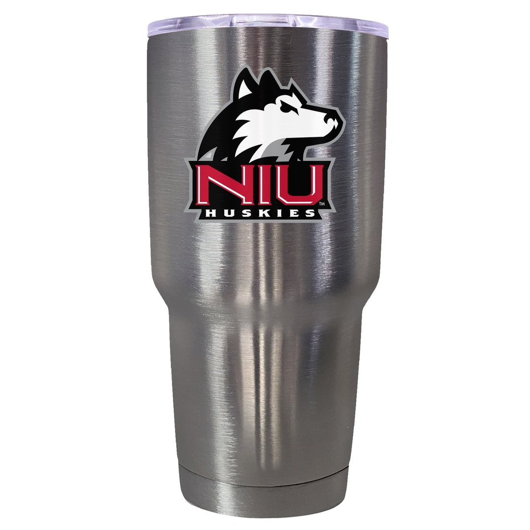 Northern Illinois Huskies Mascot Logo Tumbler - 24oz Color-Choice Insulated Stainless Steel Mug Image 1