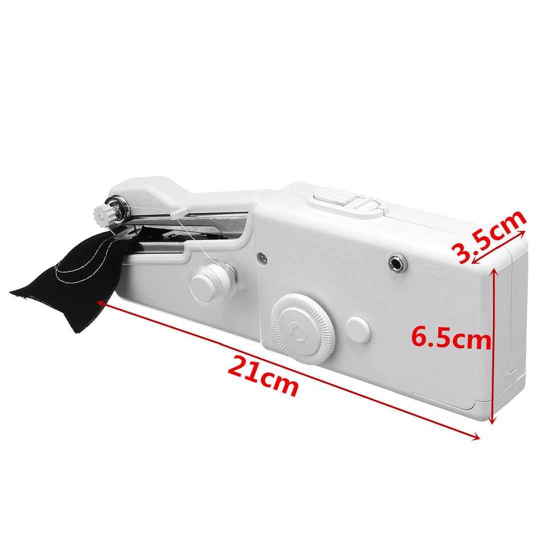Mini Portable Sewing Machine Handheld Cordless Quick Clothes Stitch For Home Travel Image 4
