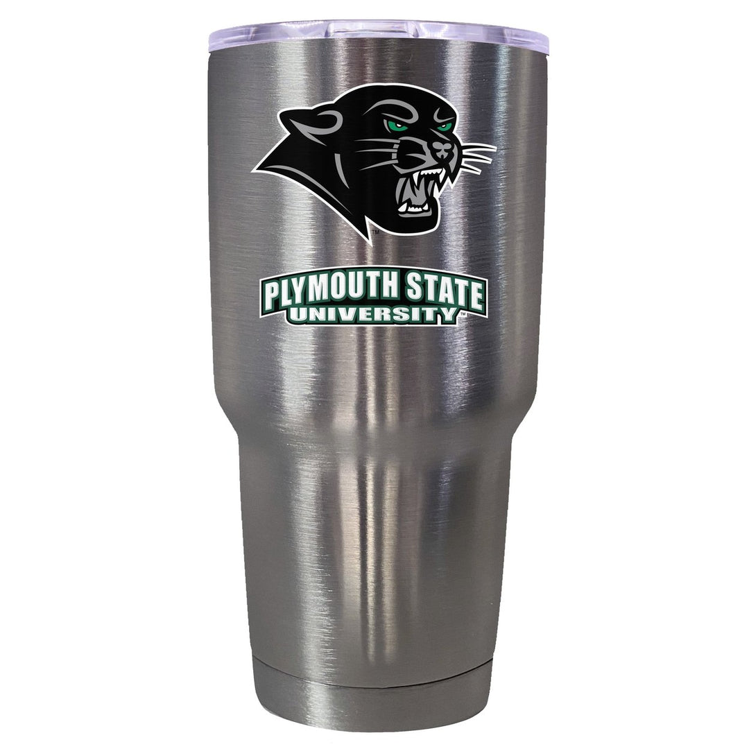 Plymouth State University Mascot Logo Tumbler - 24oz Color-Choice Insulated Stainless Steel Mug Image 1