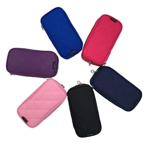 Portable 2 Layers Travel Storage Bag Colorful Cosmetic Makeup Organizer Toiletry Image 1