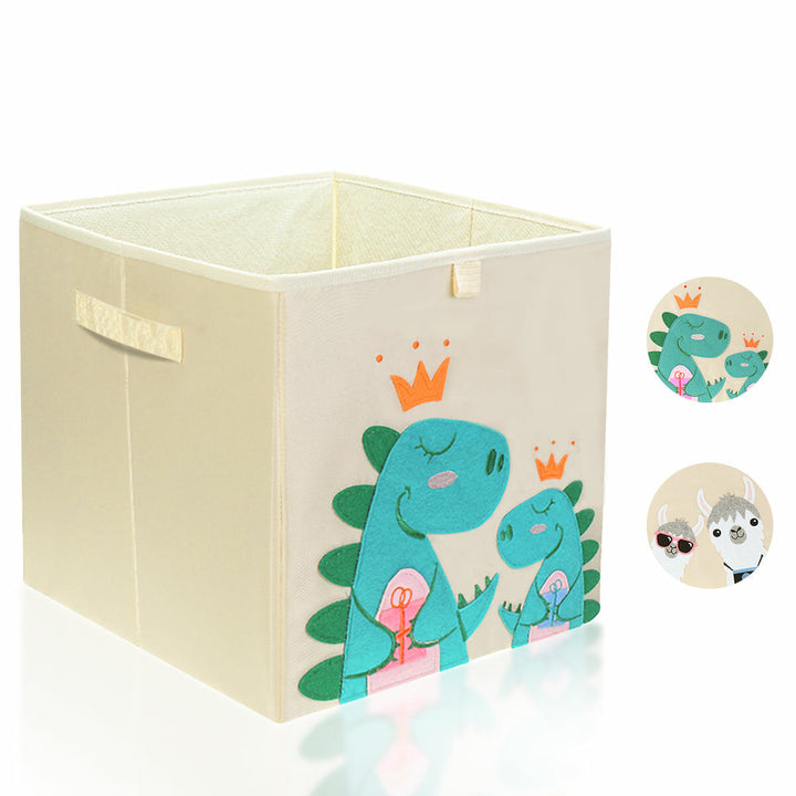 Oxford Cloth Cartoon Animal Toy Storage Bag Waterproof Environmental Anti-mold Storage Box Image 4