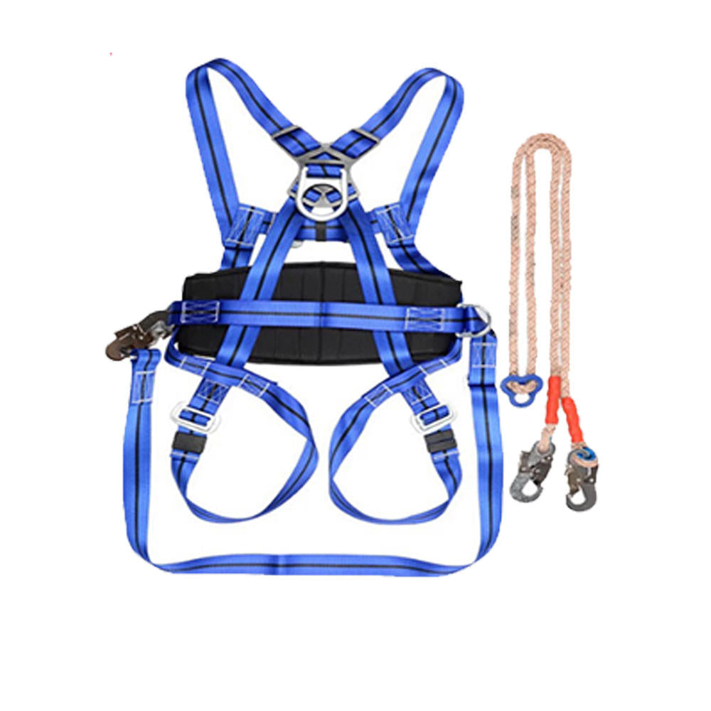 Outdoor Camping Climbing Safety Harness Seat Belt Blue Sitting Rock Climbing Rappelling Tool Rock Climbing Accessory Image 1