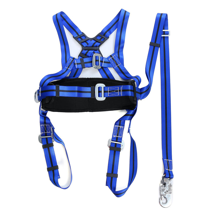 Outdoor Camping Climbing Safety Harness Seat Belt Blue Sitting Rock Climbing Rappelling Tool Rock Climbing Accessory Image 4