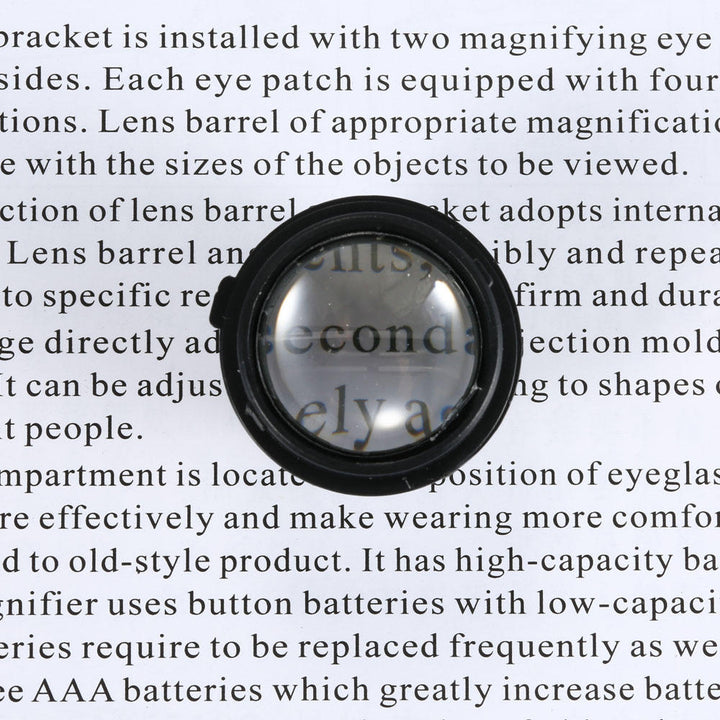 Portable Head Wearing Magnifying Glass 10X 15X 20X 25X LED Double Eye Repair Magnifier Loupe Image 7