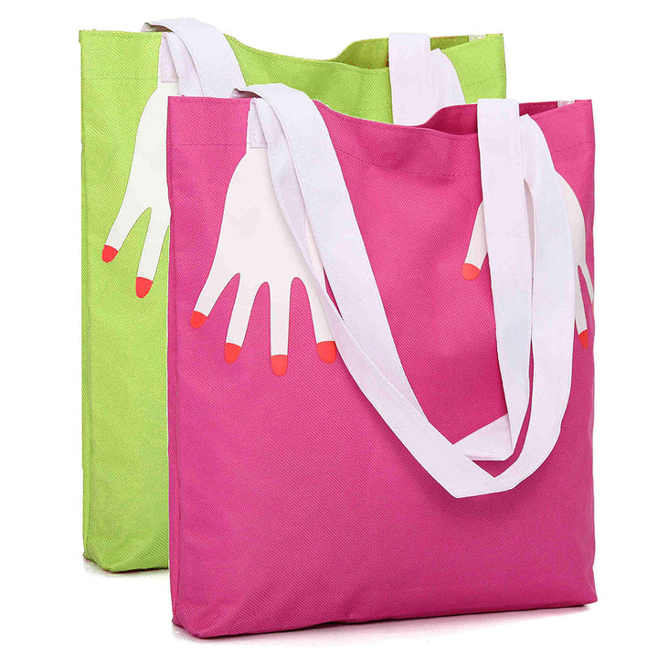 Women Large Totes canvas Handbag Multi Palm Preppy Style Shoulder Messenger Bag Image 3