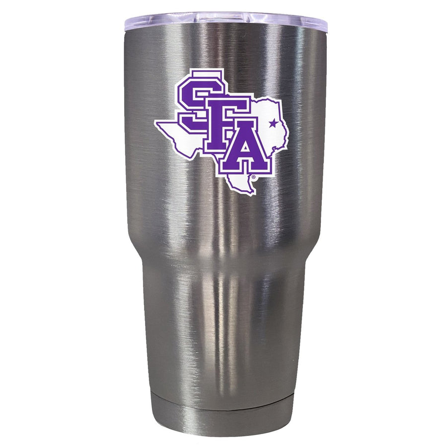 Stephen F. Austin State University Mascot Logo Tumbler - 24oz Color-Choice Insulated Stainless Steel Mug Image 1