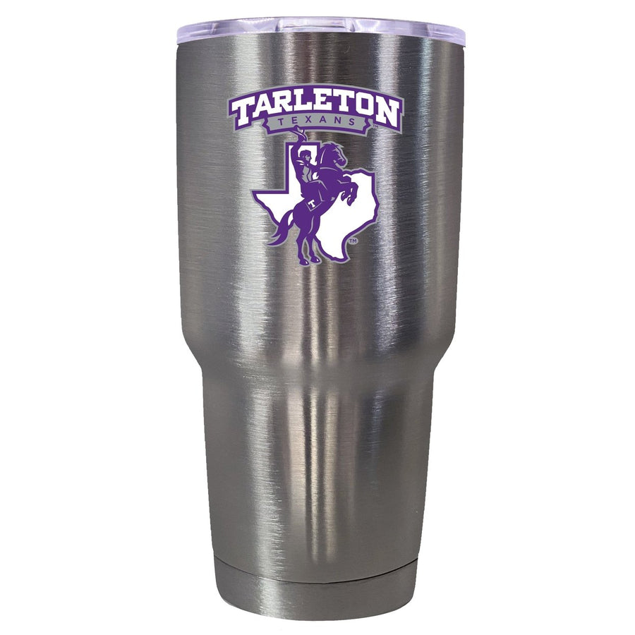 Tarleton State University Mascot Logo Tumbler - 24oz Color-Choice Insulated Stainless Steel Mug Image 1