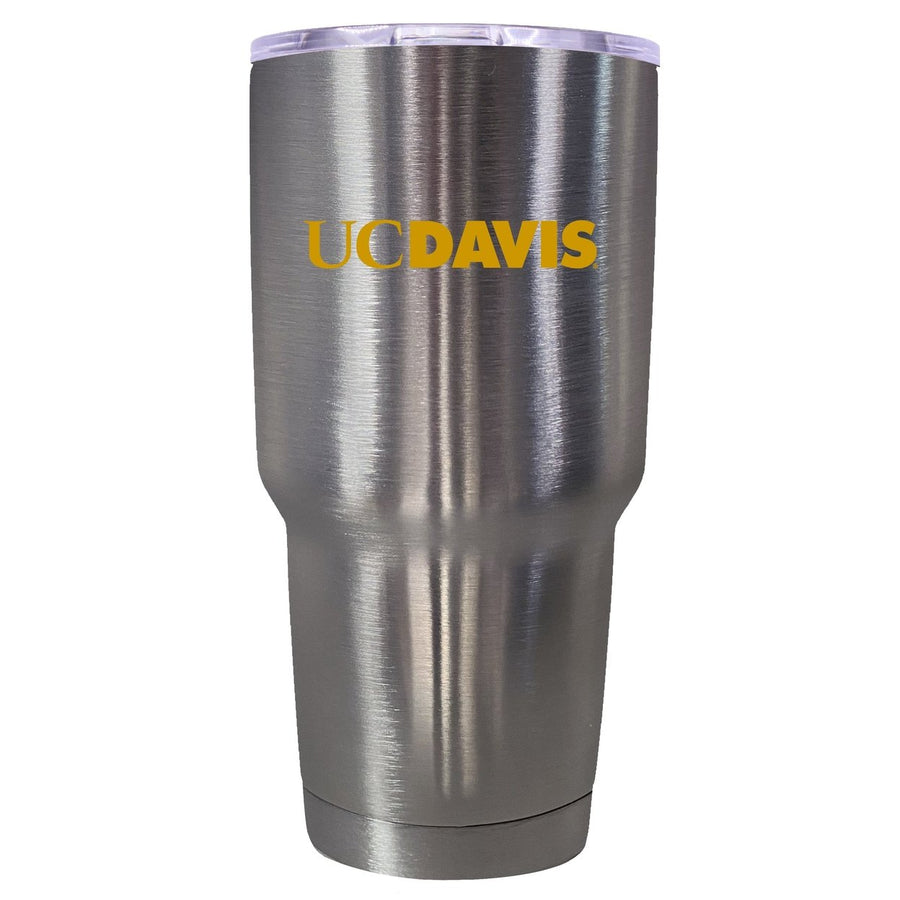 UC Davis Aggies Mascot Logo Tumbler - 24oz Color-Choice Insulated Stainless Steel Mug Image 1