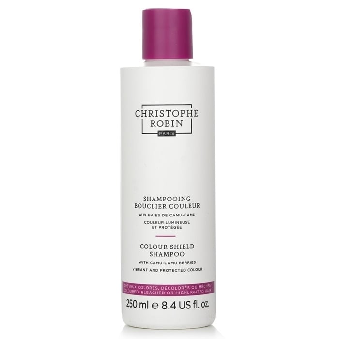 Christophe Robin Colour Shield Shampoo with Camu-Camu Berries - Colored Bleached or Highlighted Hair 250ml/8.4oz Image 1