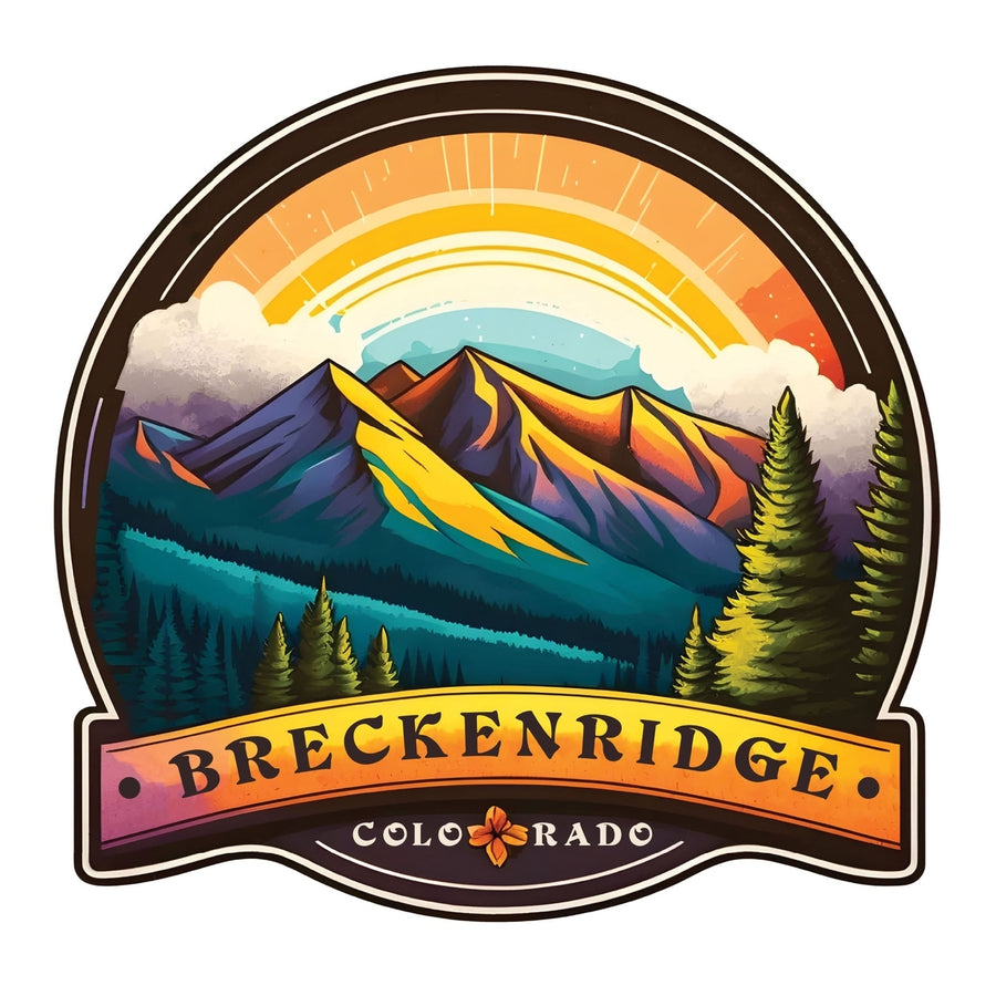 Breckenridge Colorado B Souvenir Memories Durable Vinyl Decal Sticker Image 1