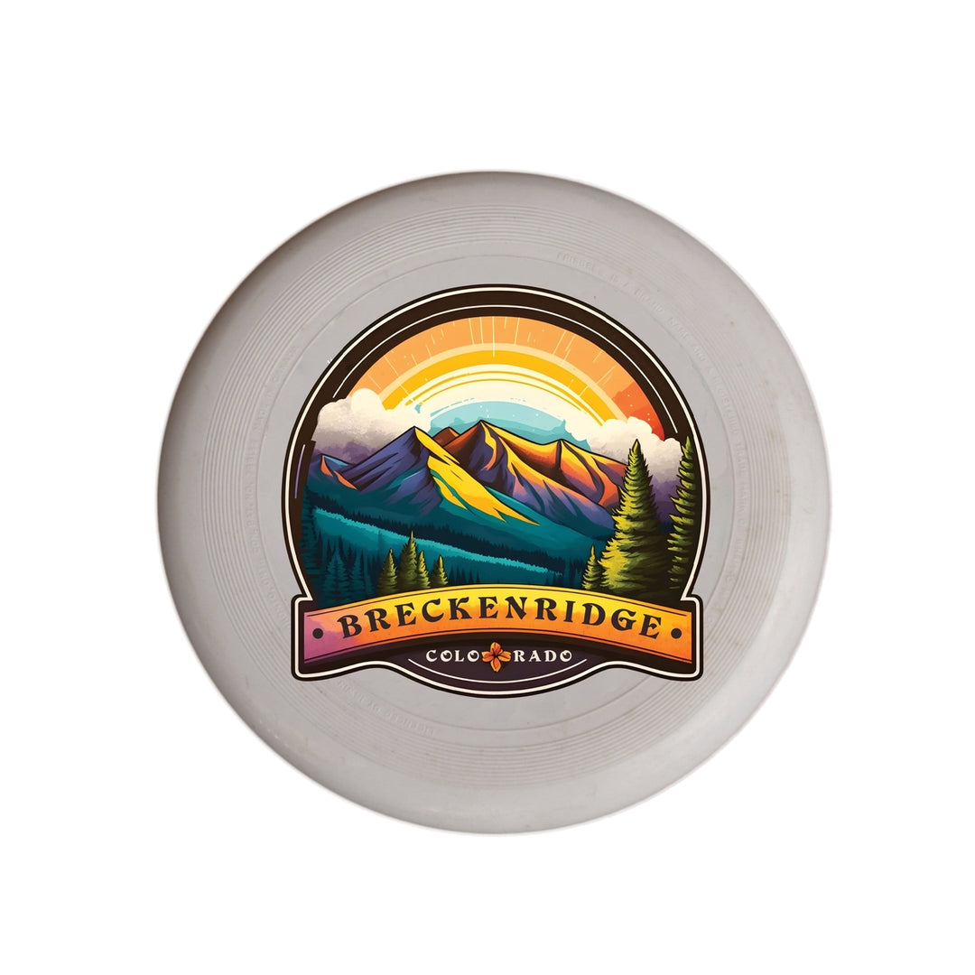 Breckenridge Colorado Design B Souvenir Frisbee Flying Disc Image 1