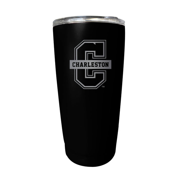 College of Charleston NCAA Laser-Engraved Tumbler - 16oz Stainless Steel Insulated Mug Choose Your Color Image 7