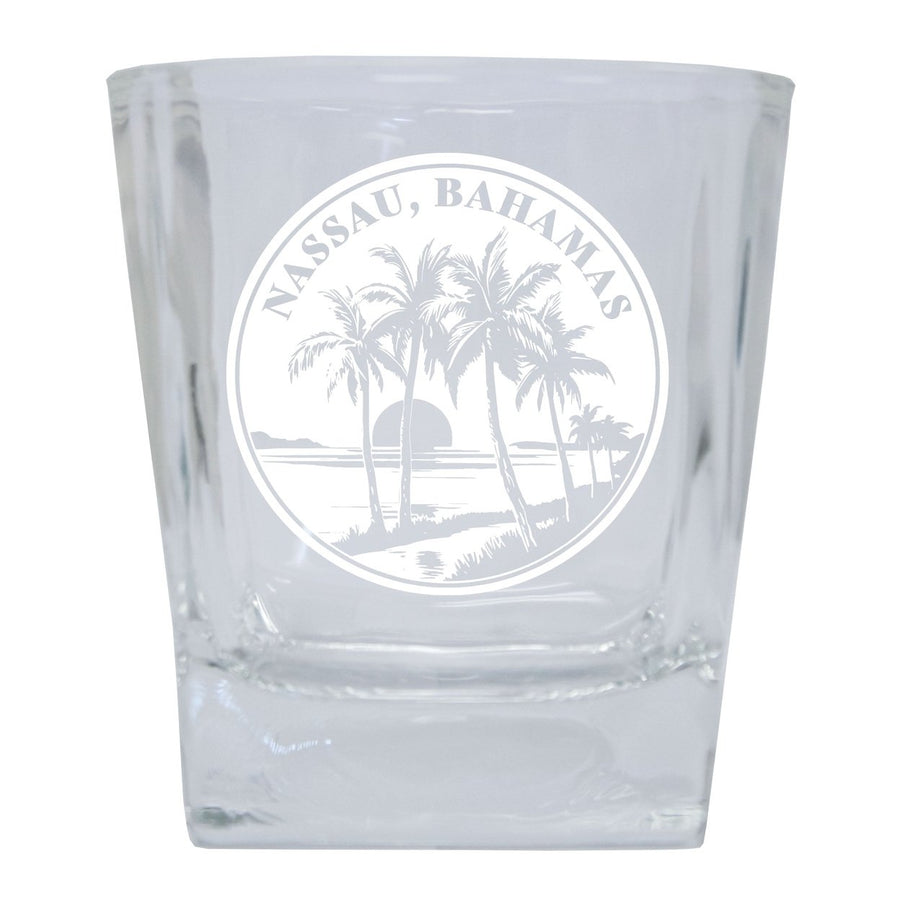 Nassau the Bahamas Souvenir 5 oz Engraved Shooter Glass Image 1