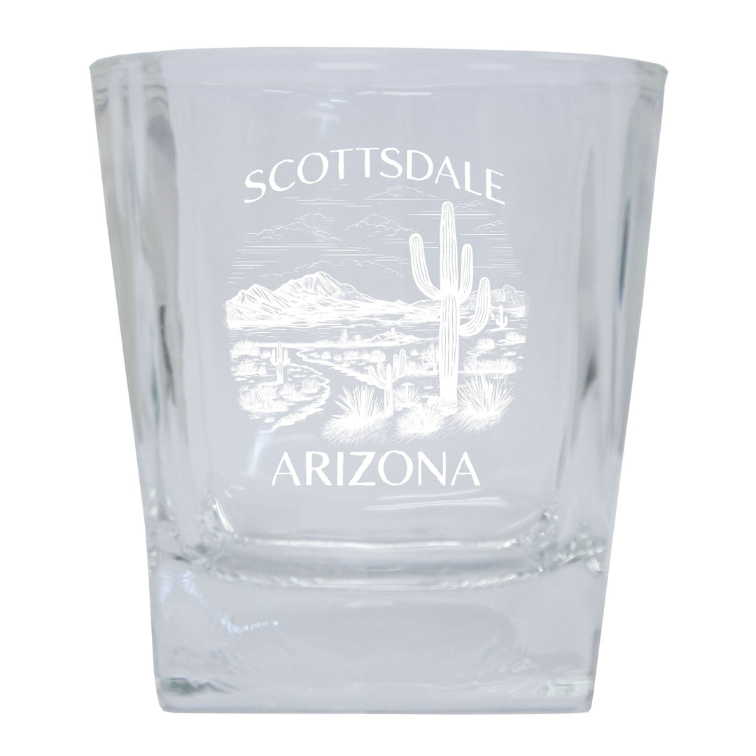 Scottsdale Arizona Souvenir 5 oz Engraved Shooter Glass Image 1