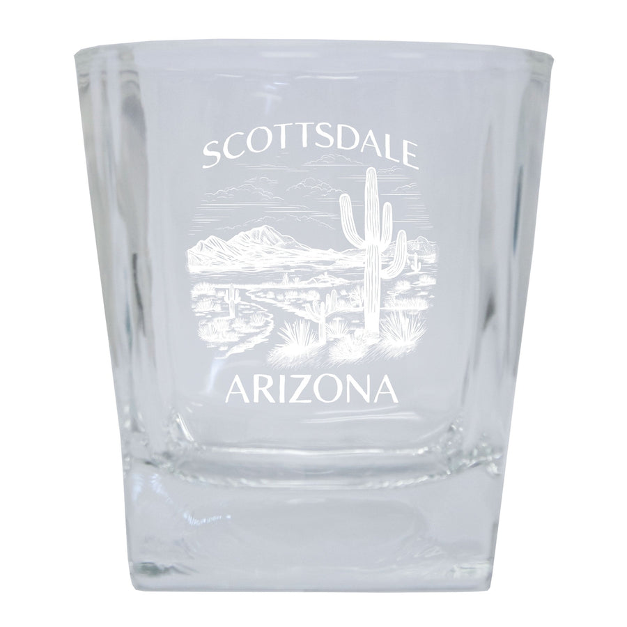 Scottsdale Arizona Souvenir 5 oz Engraved Shooter Glass Image 1