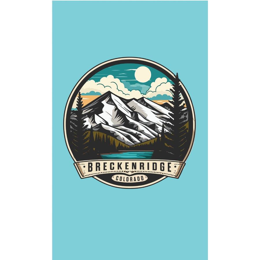 Breckenridge Colorado Design A Souvenir Metal Sign 9 x 15 Image 1