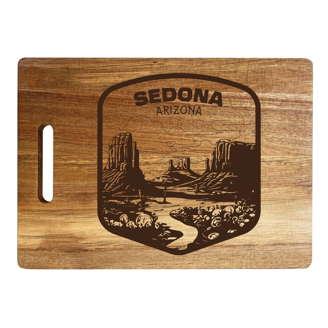 Sedona Arizona Souvenir Wooden Cutting Board 10 x 14 Image 1