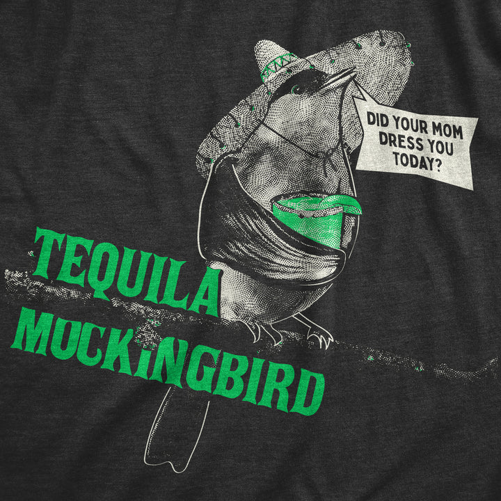 Womens Tequila Mockingbird T Shirt Funny Liquor Drinking Novel Parody Joke Tee For Ladies Image 2