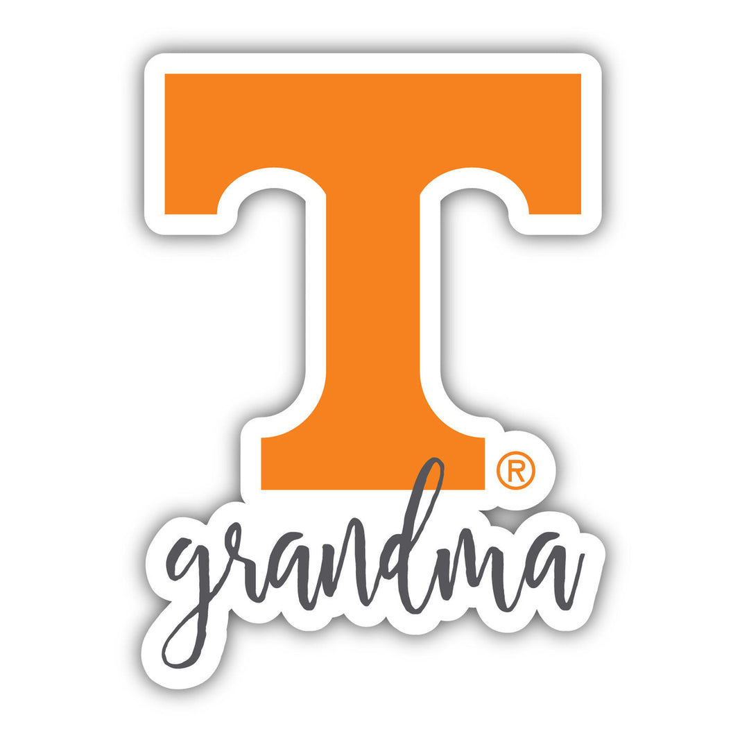 Tennessee Knoxville 4-Inch Proud Grandma NCAA - Durable School Spirit Vinyl Decal Perfect Gift for Grandma Image 1