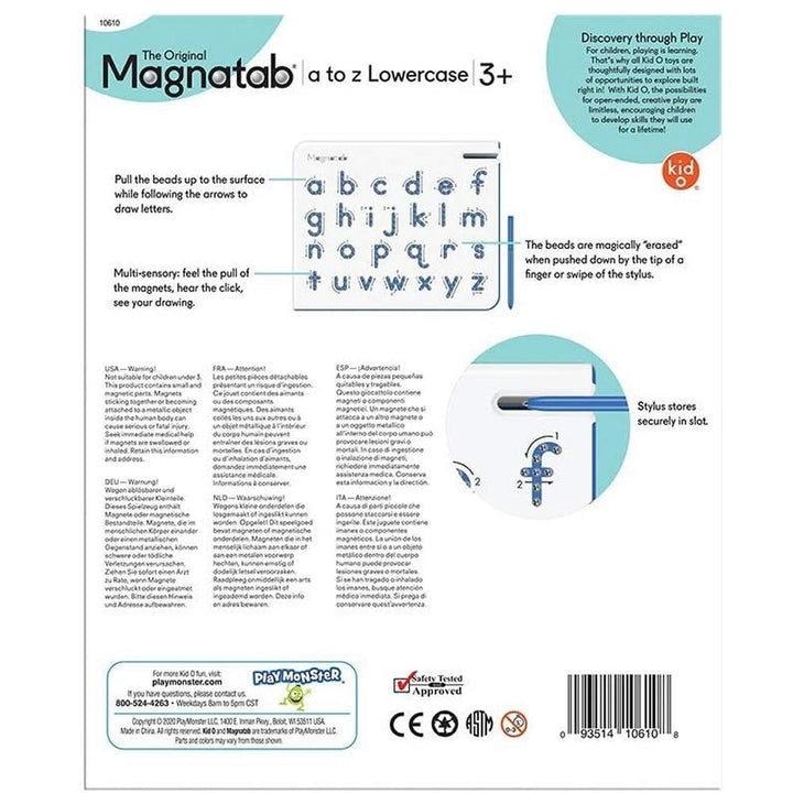 Magnatab a to z Lowercase Magnetic Original Letter Writing Sensory Learn Teach PlayMonster Image 7
