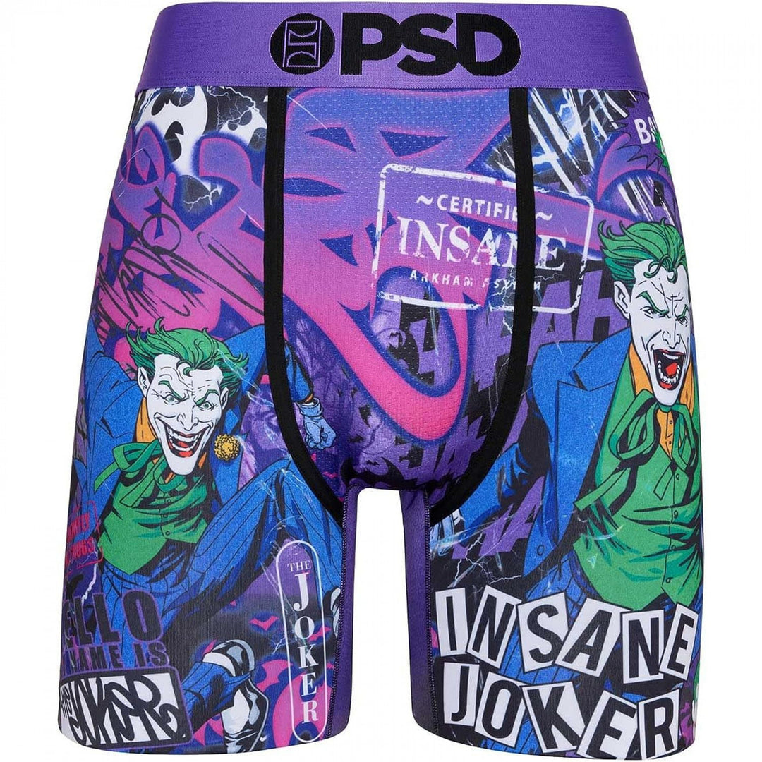 The Joker Certified Insane PSD Boxer Briefs Image 1