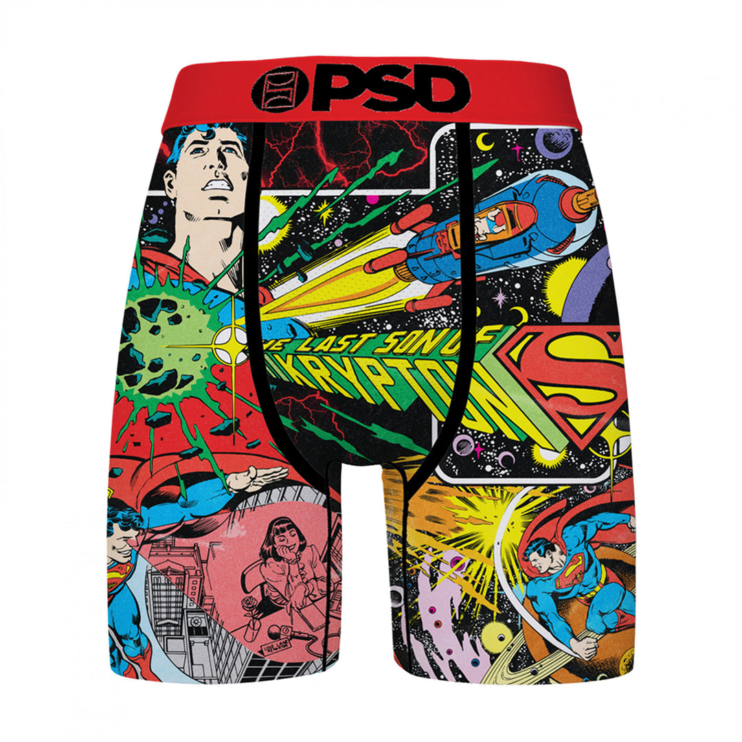 Superman Son of Krypton Comic Art PSD Boxer Briefs Image 1