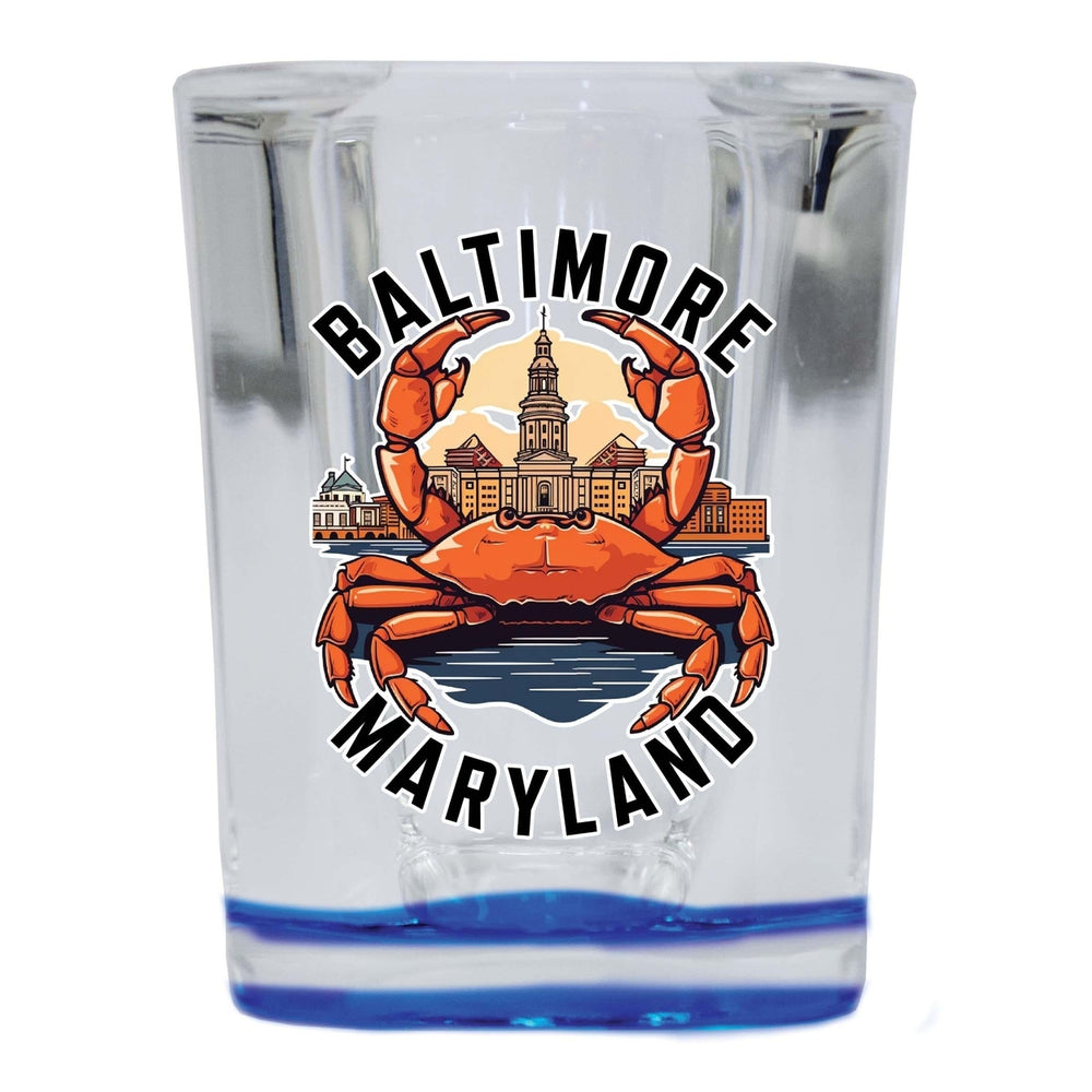 Baltimore Maryland D Souvenir 2.5 Ounce Shot Glass Square Image 2