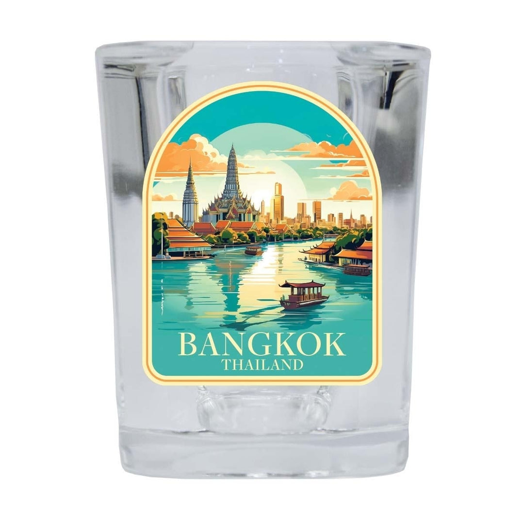 Bangkok Thailand A Souvenir 2.5 Ounce Shot Glass Square Image 1