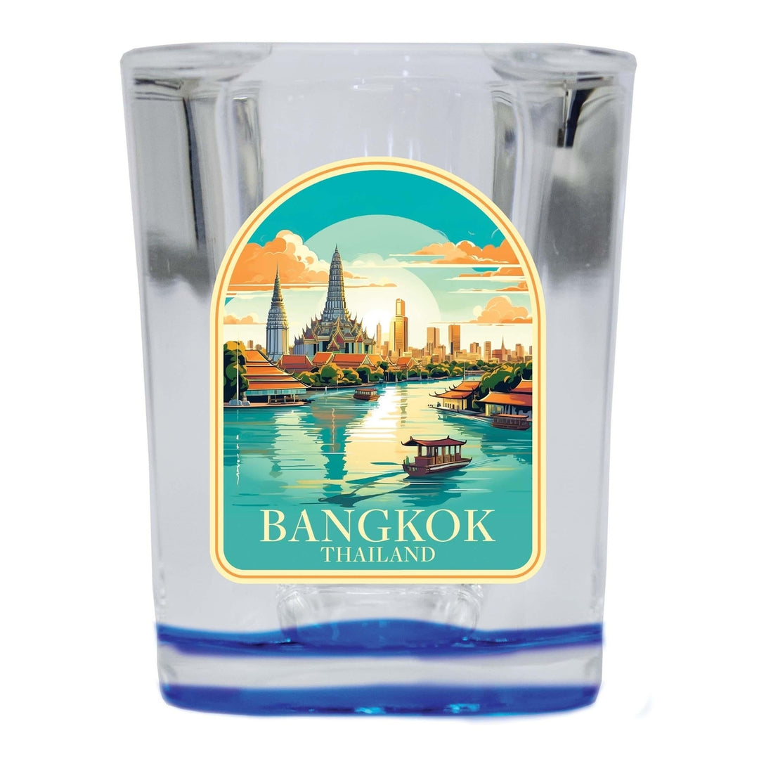 Bangkok Thailand A Souvenir 2.5 Ounce Shot Glass Square Image 2