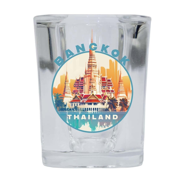 Bangkok Thailand C Souvenir 2.5 Ounce Shot Glass Square Image 2