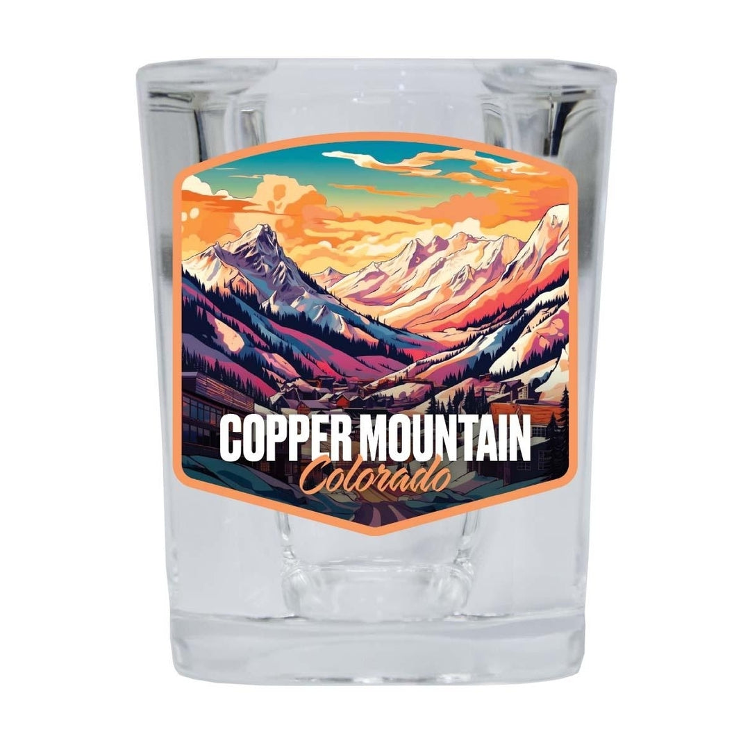 Copper Mountain A Souvenir 2.5 Ounce Shot Glass Square Image 1