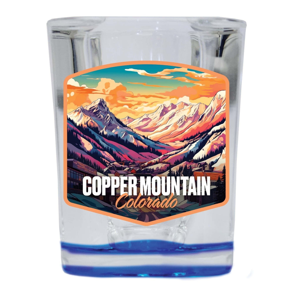 Copper Mountain A Souvenir 2.5 Ounce Shot Glass Square Image 2