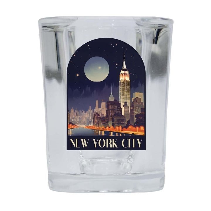 York City C Souvenir 2.5 Ounce Shot Glass Square Image 1