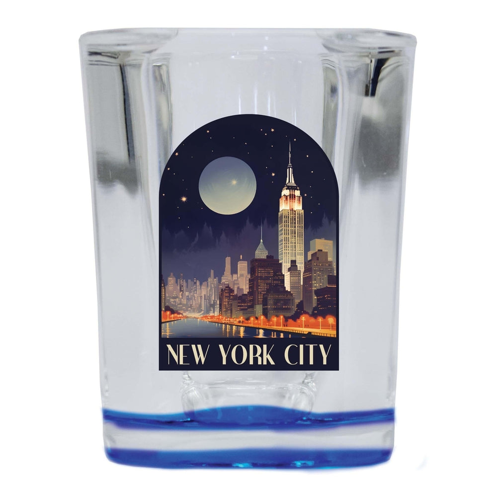 York City C Souvenir 2.5 Ounce Shot Glass Square Image 2