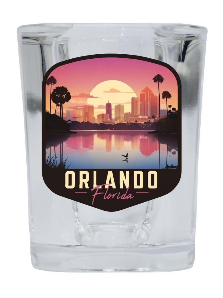 Orlando Florida A Souvenir 2.5 Ounce Shot Glass Square Image 1