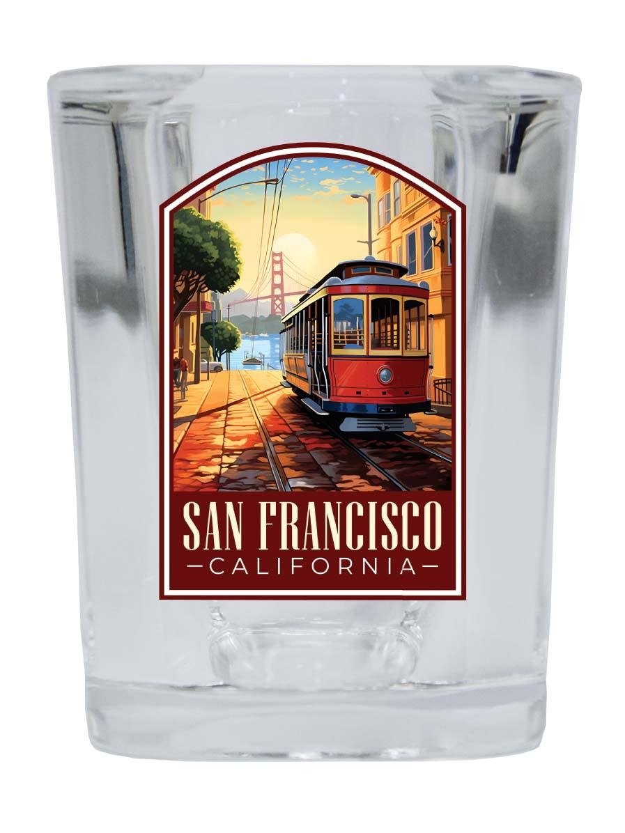 San Francisco California C Souvenir 2.5 Ounce Shot Glass Square Image 1