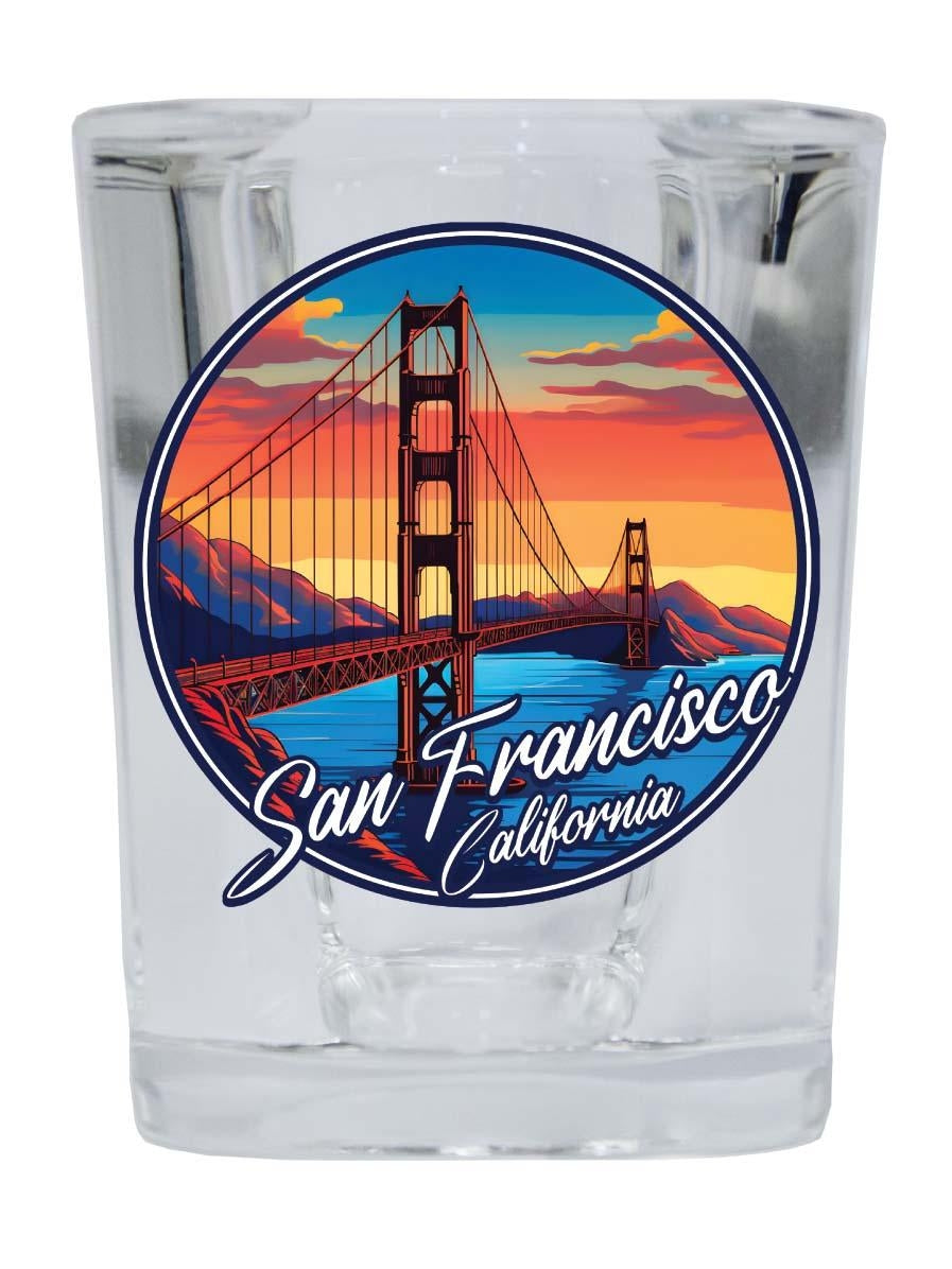 San Francisco California A Souvenir 2.5 Ounce Shot Glass Square Image 1