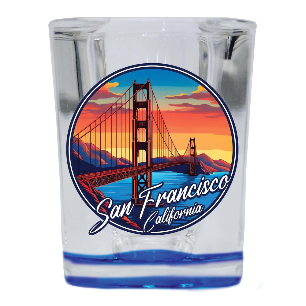 San Francisco California A Souvenir 2.5 Ounce Shot Glass Square Image 2