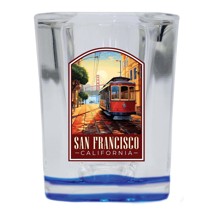 San Francisco California C Souvenir 2.5 Ounce Shot Glass Square Image 1