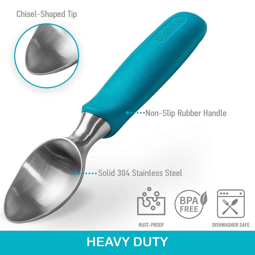 Stainless Steel Ice Cream Scoop Professional Heavy Duty Multifunctional Tool Image 4