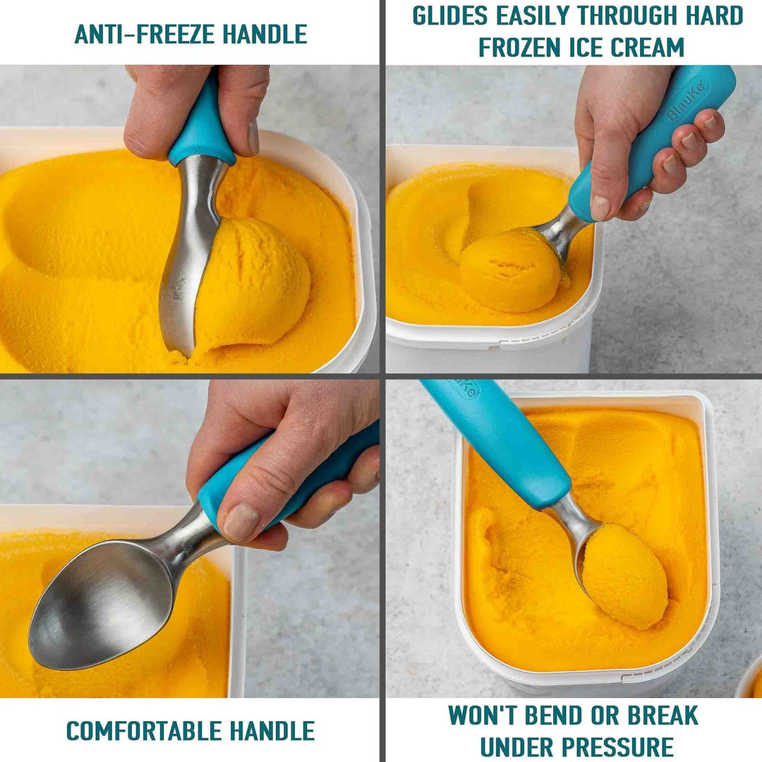 Stainless Steel Ice Cream Scoop Professional Heavy Duty Multifunctional Tool Image 4