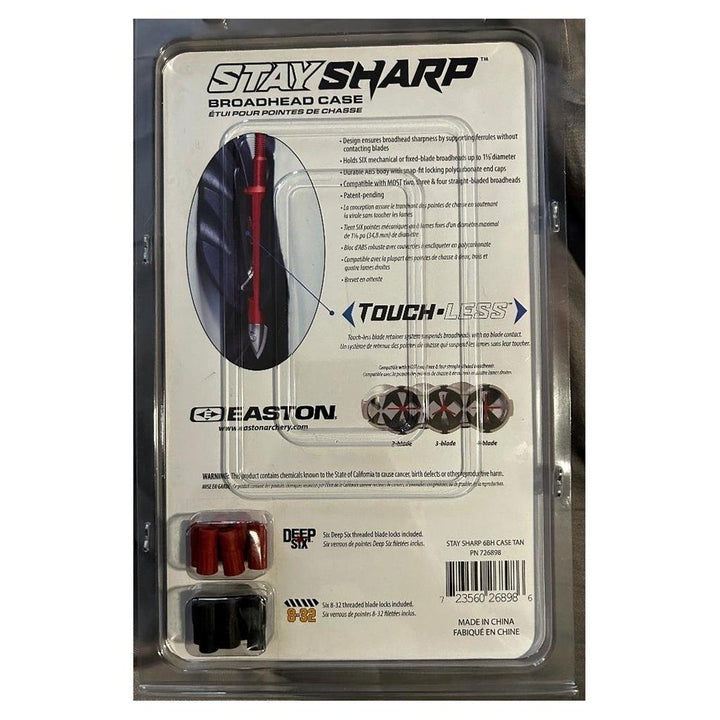 Easton Stay Sharp Broadhead Case Grey Image 2