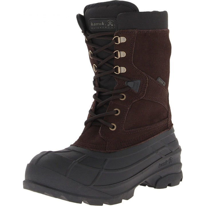 Kamik Mens Nation Wide Boot DARK BROWN Image 2